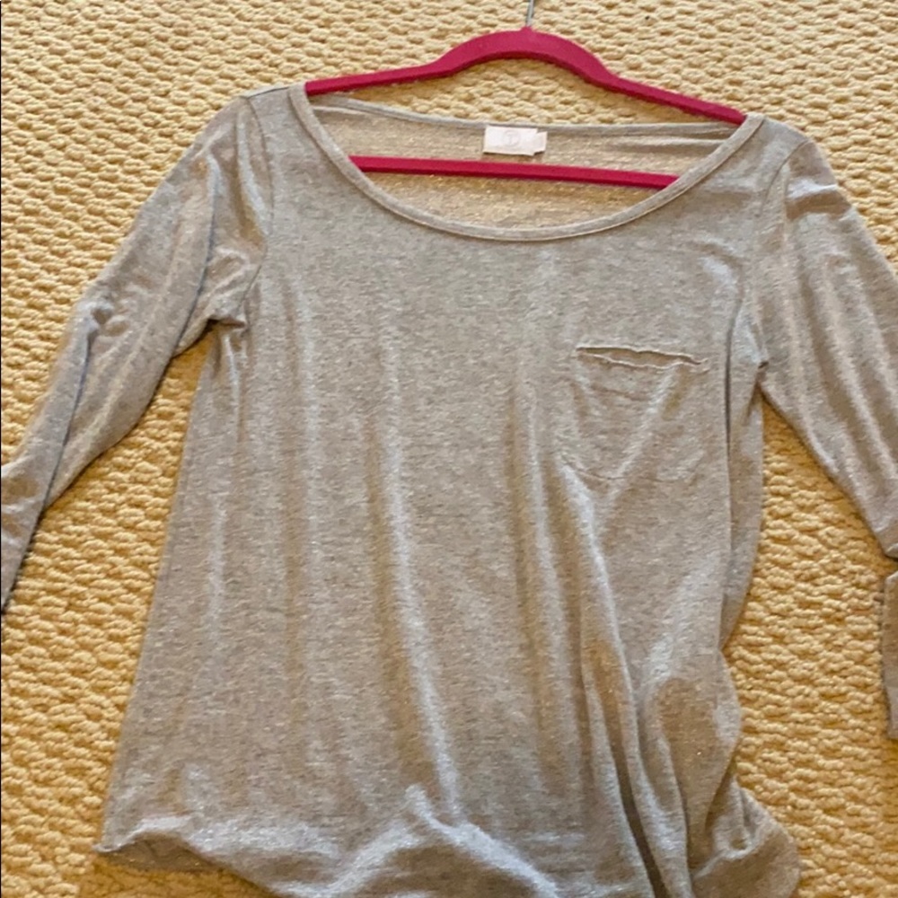 Silver sparkle blouse